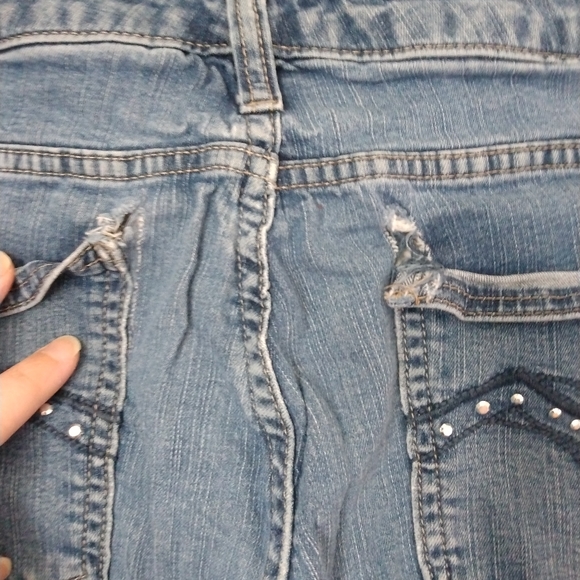 Lee Classic Slender Secret Lower on the waist Jeans Light Wash 5 pockets pants - Picture 8 of 8